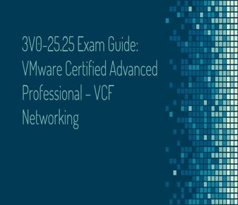 3V0-25.25 Exam Guide
